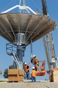 corona employment installing a satellite dish