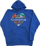 I Love Corona, CA | California Pullover Fleece Hoody Sweatshirt-Small